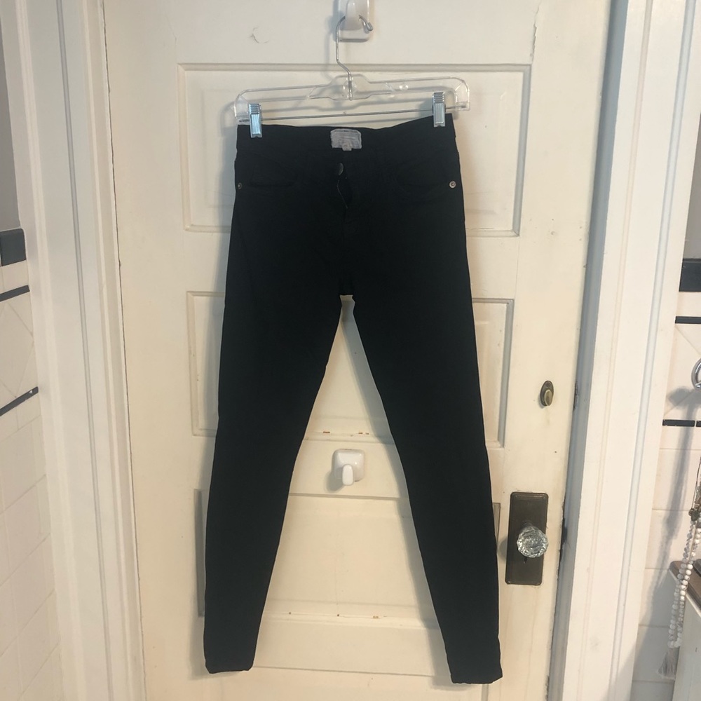 Current Elliott black skinny jeans